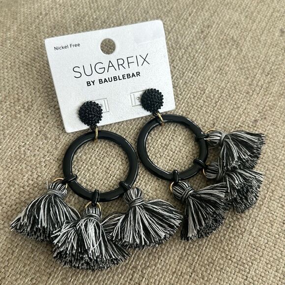 New Sugarfix Baublebar Tassel Style Earrings - Picture 1 of 4